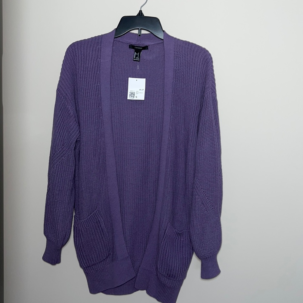 Open front cardigan sweater - Picture 6 of 7